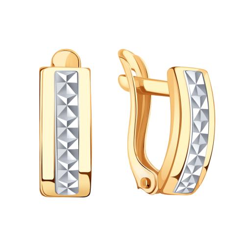 Золотые серьги KARATOV Т14062В675