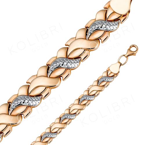 Золотой браслет АЛЕКСАНДРА бп175