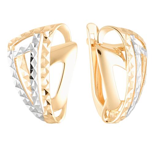 Золотые серьги АЛЕКСАНДРА кл2015а-01