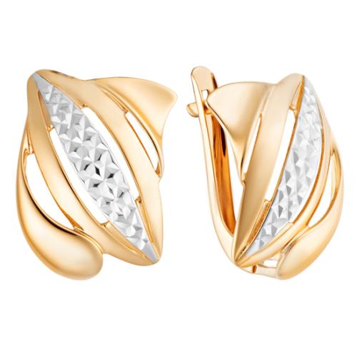 Золотые серьги АЛЕКСАНДРА кл3847а