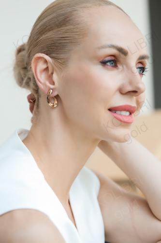 Золотые серьги АЛЕКСАНДРА сп209